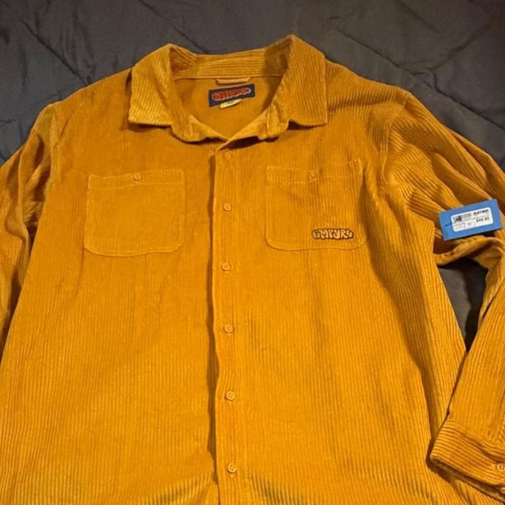 Empyre Men's Yellow and Orange Shirt